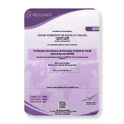 Cartouche certificat niveau 1