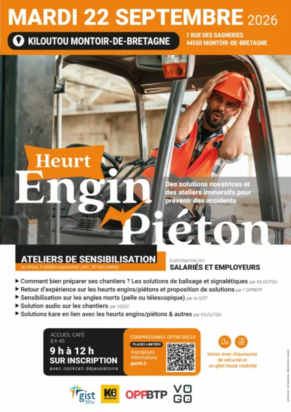 Affiche Heurt engin pieton